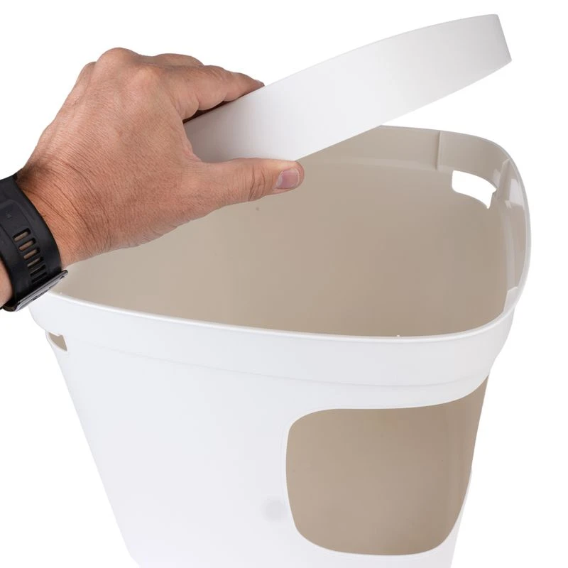 TIAKI Devon Hooded Toilet White 7 TIAKI Devon Hooded Toilet White - Image 7