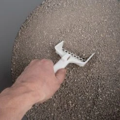 TIAKI Cinder Hooded Litter Tray Dark Grey / White -Zoo Plus 415096 tiaki litter box cinder fg 6137 5