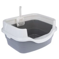 TIAKI Stormy Litter Tray Dark Grey / White