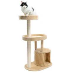 TIAKI Haven Cat Tree Beige -Zoo Plus 415498 tiaki haven fg 4199 2