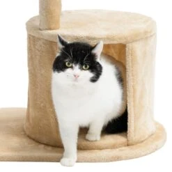TIAKI Haven Cat Tree Beige -Zoo Plus 415498 tiaki haven fg 4213 9
