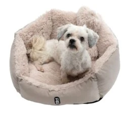 TIAKI Fluffy Bone Cuddle Bed 50 X 40 X 20 Cm (L X W X H) -Zoo Plus 415596 hundebett fluffy bone dog fg 7729 5