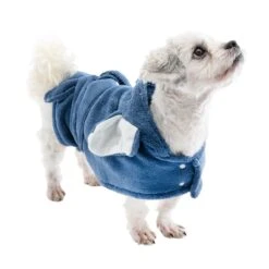 TIAKI Dog Bathrobe - Elephant Approx. 40cm Back Length -Zoo Plus 423598 dog bathrobe elephant fg 8230 5