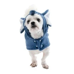 TIAKI Dog Bathrobe - Elephant Approx. 55cm Back Length 25 TIAKI Dog Bathrobe - Elephant Approx. 55cm Back Length -Zoo Plus 423598 dog bathrobe elephant fg 8237 0 1