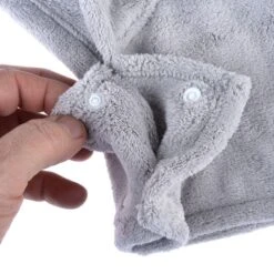 TIAKI Dog Bathrobe - Shark Approx. 25cm Back Length -Zoo Plus 423698 dog bathrobe shark 40cm fg 7955 6