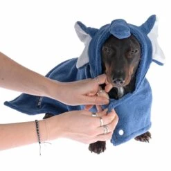 TIAKI Dog Bathrobe - Elephant Approx. 55cm Back Length 24 TIAKI Dog Bathrobe - Elephant Approx. 55cm Back Length -Zoo Plus 423796 dog bathrobe elephant 40cm fg 8042 9 1