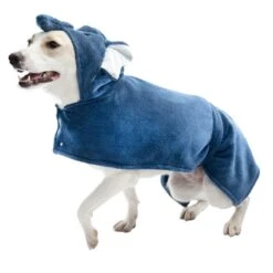 TIAKI Dog Bathrobe - Elephant Approx. 40cm Back Length -Zoo Plus 423797 dog bathrobe elephant fg 8293 0