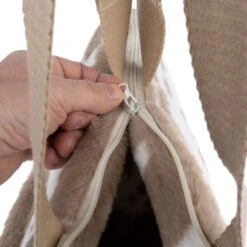 TIAKI Cow Print Shoulder Carrier 41 X 27 X 29cm (L X W X H) -Zoo Plus 423899 shoulder bag cow print fg 7581 5