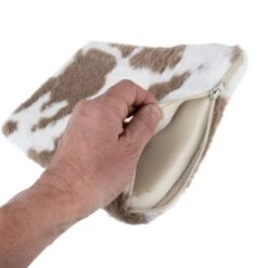 TIAKI Cow Print Shoulder Carrier 41 X 27 X 29cm (L X W X H) -Zoo Plus 423899 shoulder bag cow print fg 7596 9