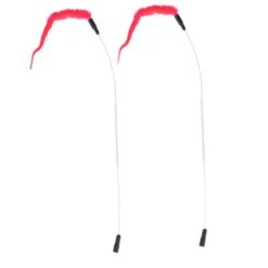 TIAKI Interactive Jumping Cat Toy Accessory: 2 X Replacement Feathers -Zoo Plus 434796 pla tiaki interaktives katzenspielzeug jumping 01 0 1