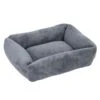 TIAKI Lazy Bear Dog Bed – Dark Grey Size M: 70 X 55 X 20cm (L X W X H)