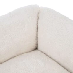 TIAKI Lazy Bear Dog Bed – Ecru Size L: 100 X 80 X 20cm (L X W X H) -Zoo Plus 446107 tiaki hundebett lazy bear ecru fg 4107 6 1