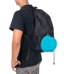 TIAKI Sea Shell Silicone Double Travel Bowl 2 X 600ml -Zoo Plus 45009f 1 3