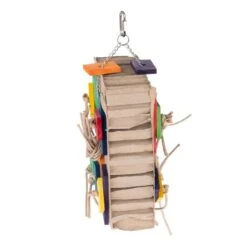 TIAKI Shreddy Cardboard Box Bird Toy 15 X 8 X 23cm (L X W X H) -Zoo Plus 451113 tiaki sfredding toy shreddy carton fg 9326 6