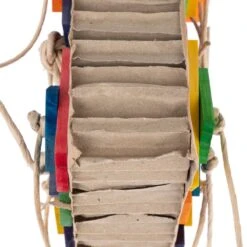 TIAKI Shreddy Cardboard Box Bird Toy 15 X 8 X 23cm (L X W X H) -Zoo Plus 451113 tiaki sfredding toy shreddy carton fg 9334 0
