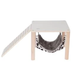 TIAKI Small Animal Platform With Hammock 49.5 X 28.5 X 23cm (L X W X H) -Zoo Plus 451798 tiaki observation platform fg 9926 4
