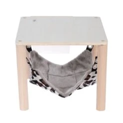 TIAKI Small Animal Platform With Hammock 49.5 X 28.5 X 23cm (L X W X H) -Zoo Plus 451798 tiaki observation platform fg 9929 9