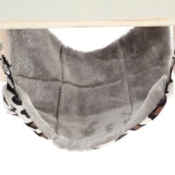 TIAKI Small Animal Platform With Hammock 49.5 X 28.5 X 23cm (L X W X H) -Zoo Plus 451798 tiaki observation platform fg 9933 9