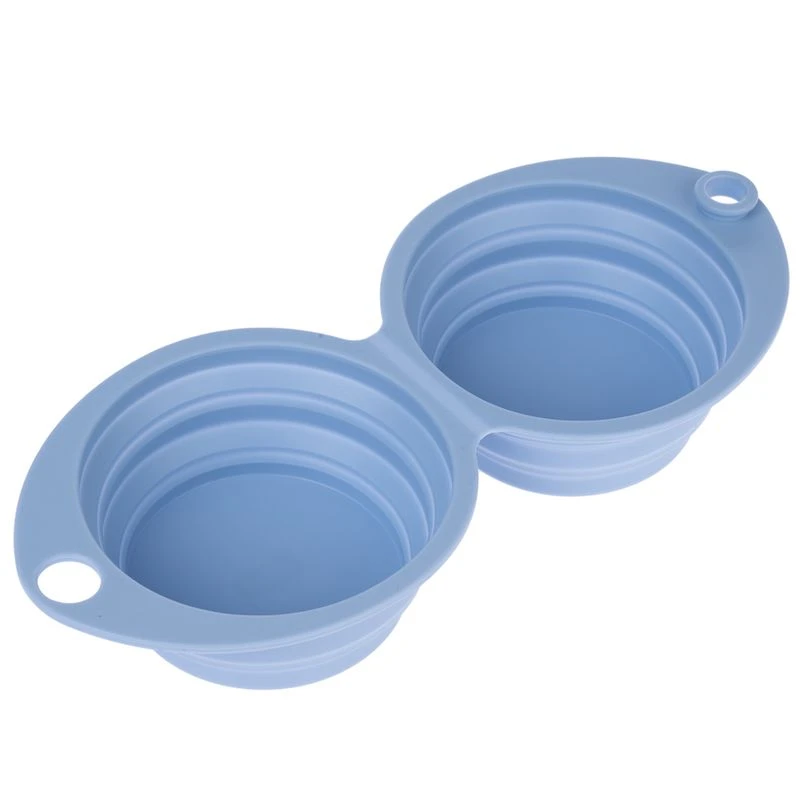 TIAKI Mini Double Portable Silicone Bowl 2 X 350ml