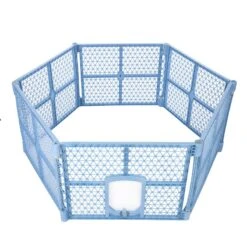 TIAKI 6-Panel Plastic Playpen 150 X 170 X 66 Cm (L X W X H) -Zoo Plus 452598 tiaki 6 panelplastic pen fg 6677 3