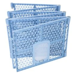 TIAKI 6-Panel Plastic Playpen 150 X 170 X 66 Cm (L X W X H) -Zoo Plus 452598 tiaki 6 panelplastic pen fg 6689 8