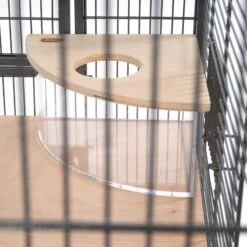 TIAKI Corner Sand Pool For Hamsters And Mice 19 X 19 X 10.3cm (L X W X H) -Zoo Plus 453396 cage fg 0247 4