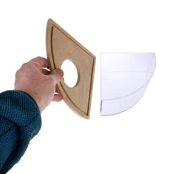 TIAKI Corner Sand Pool For Hamsters And Mice 19 X 19 X 10.3cm (L X W X H) -Zoo Plus 453396 tiaki acrylic corner sand bath fg 9862 7