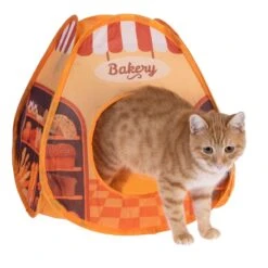 TIAKI Bakery Cat Tent 43 X 43 X 43 Cm (L X W X H) -Zoo Plus 455199 tiaki bakery cat tent cat fg 1063 7