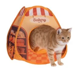 TIAKI Bakery Cat Tent 43 X 43 X 43 Cm (L X W X H) -Zoo Plus 455199 tiaki bakery cat tent cat fg 1064 8