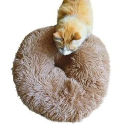 TIAKI Dango Cat Bed Light Brown -Zoo Plus 459214 kooa kuschelbett hs 08 4 1