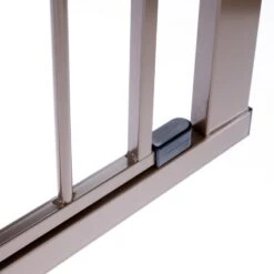 TIAKI Brown Dog Gate With Side Panel 78 X 77 - 103cm (H X W) -Zoo Plus 463505 tiaki brown dog gate fg 0464 5