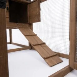 TIAKI Rabbit Hutch Attached Enclosure: 116 X 78 X 89.8 Cm (L X W X H) -Zoo Plus 463567 tiaki rabbit hutch fg 3722 4