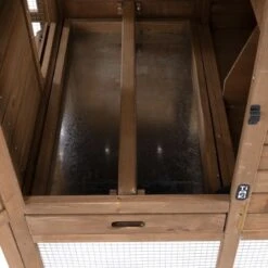 TIAKI Ranch Wooden Chicken Coop (Optionally Expandable) Attached Enclosure: 116 X 78 X 89.8 Cm (L X W X H) -Zoo Plus 465396 tiaki wooden chicken coop ranch fg 3285 8