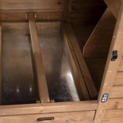 TIAKI Ranch Wooden Chicken Coop (Optionally Expandable) Attached Enclosure: 116 X 78 X 89.8 Cm (L X W X H) -Zoo Plus 465396 tiaki wooden chicken coop ranch fg 3286 1