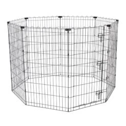 TIAKI High Metal Puppy Pen 8 Panels Each 61 X 106cm (W X H)