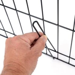 TIAKI High Metal Puppy Pen 8 Panels Each 61 X 106cm (W X H) -Zoo Plus 468902 foldable puppy pen fg 6113 8