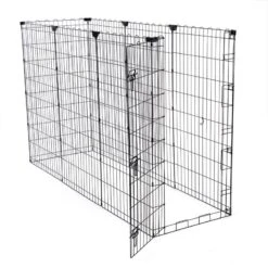 TIAKI High Metal Puppy Pen 8 Panels Each 61 X 122cm (W X H) -Zoo Plus 468903 foldable puppy pen 122cm fg 6127 4 1