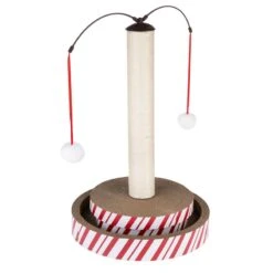 TIAKI 4-in-1 Multi-Toy Scratching Post For Cats 1 Toy -Zoo Plus 469096 pla 4in1 multitoy cat scratcher fg 8016 8