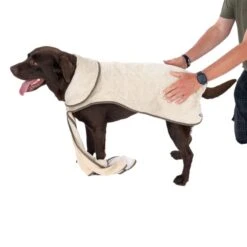 TIAKI Snuggle Dog Bathrobe Approx. 50cm (Back Length) -Zoo Plus 470407 snuggle l dog fg 3834 8 1