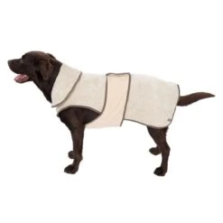 TIAKI Snuggle Dog Bathrobe Approx. 60cm (Back Length) -Zoo Plus 470407 snuggle l dog fg 3837 2