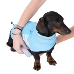TIAKI Sky Dog Raincoat Approx. 30cm (Back Length) -Zoo Plus 470408 sky 30cm dog fg 3596 5 2
