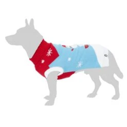 TIAKI Snowman Dog Jumper Approx. 50cm Back Length