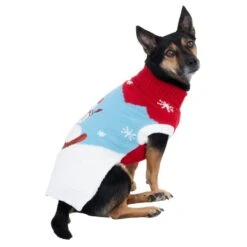TIAKI Snowman Dog Jumper Approx. 50cm Back Length -Zoo Plus 470412 snowman 45cm dog fg 4079 1