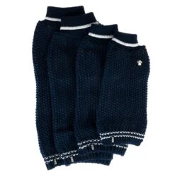 TIAKI Reflective Knit Dog Jumper - Dark Blue Approx. 35cm Back Length -Zoo Plus 470414 470896 470415 470996 reflective knit fg 2579 2