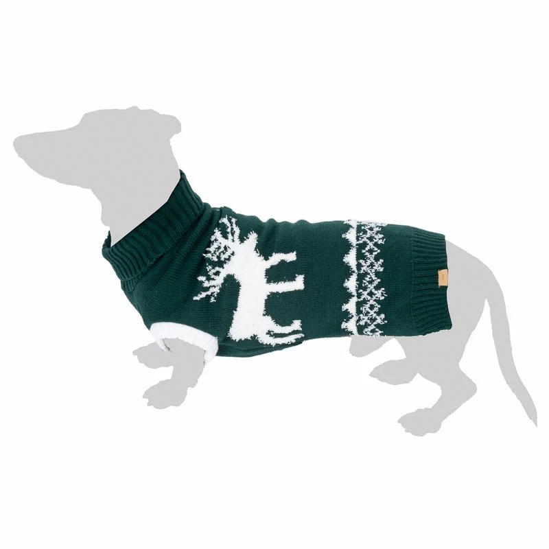 TIAKI Reindeer Dog Jumper Approx. 45cm (Back Length) 1 TIAKI Reindeer Dog Jumper Approx. 45cm (Back Length)