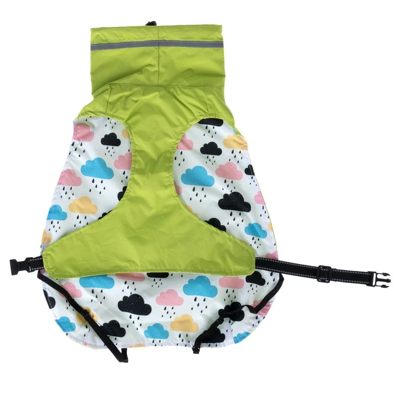 TIAKI Clouds Reversible Dog Raincoat Approx. 50cm (Back Length) 9 TIAKI Clouds Reversible Dog Raincoat Approx. 50cm (Back Length) - Image 9