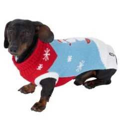 TIAKI Snowman Dog Jumper Approx. 50cm Back Length -Zoo Plus 470806 snowman 35cm dog fg 3613 4