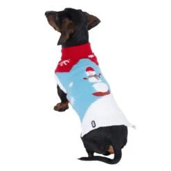 TIAKI Snowman Dog Jumper Approx. 35 Cm Back Length -Zoo Plus 470806 snowman 35cm dog fg 3622 8 2