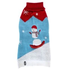 TIAKI Snowman Dog Jumper Approx. 35 Cm Back Length -Zoo Plus 470807 snowman 40cm fg 2531 2 2