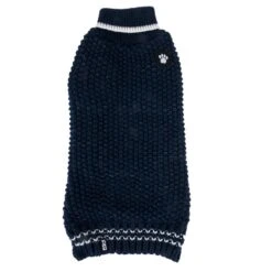 TIAKI Reflective Knit Dog Jumper - Dark Blue Approx. 45cm Back Length -Zoo Plus 470896 reflective knit 40cm fg 2582 6 1